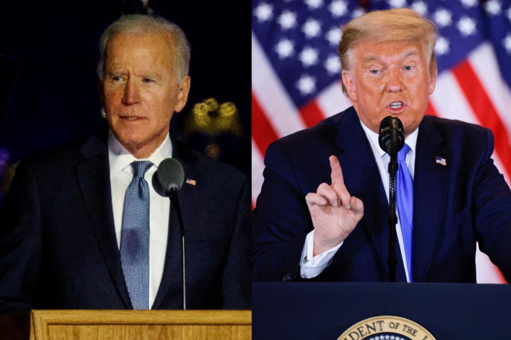 Donald Trump y Joe Biden /Archivo