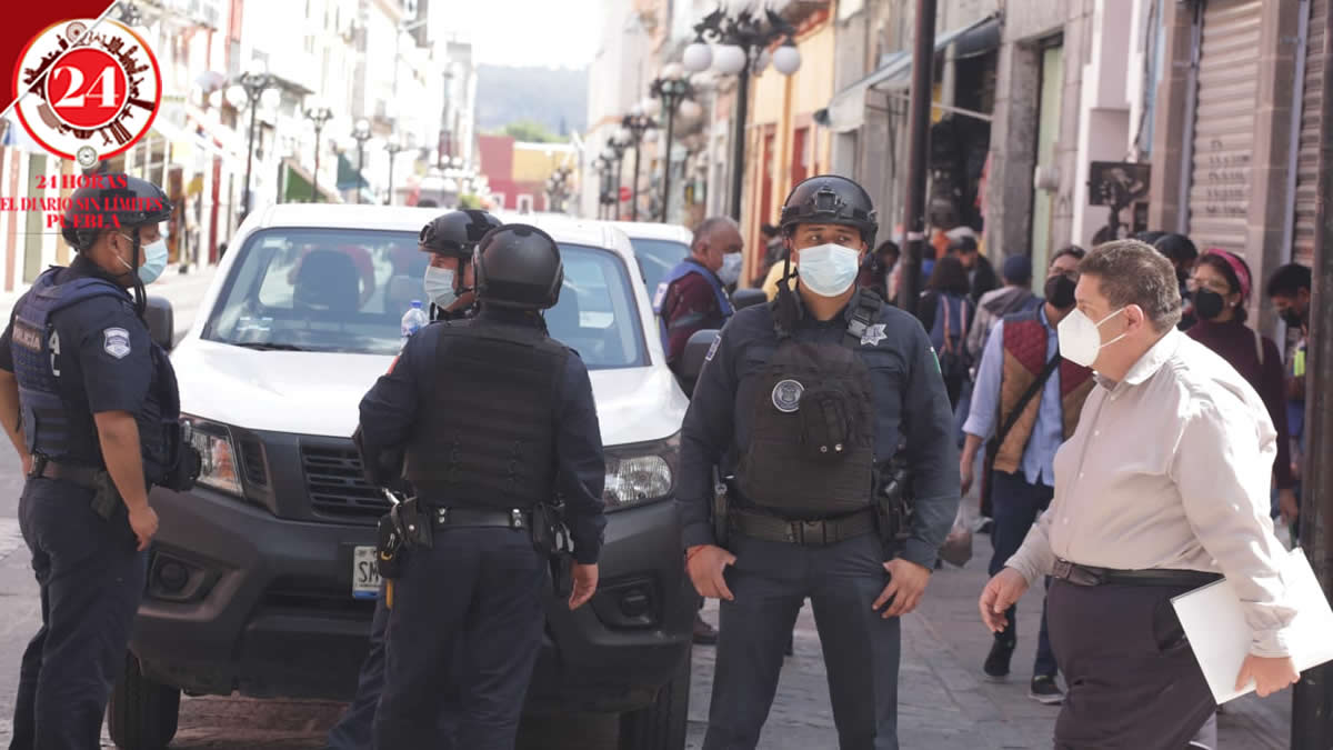 Implementa ayuntamiento operativo vs ambulantes en la 6 Poniente y 5 de Mayo