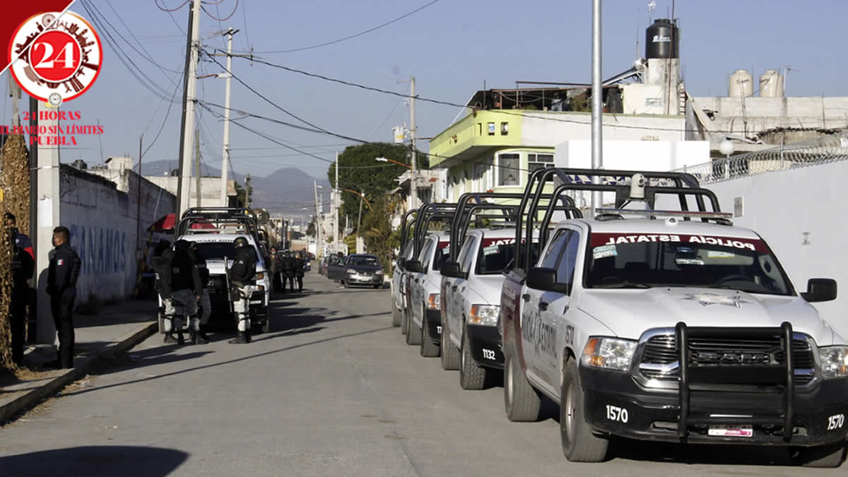 Pobladores y huachigaseros se enfrentan en Texmelucan; hay detenidos