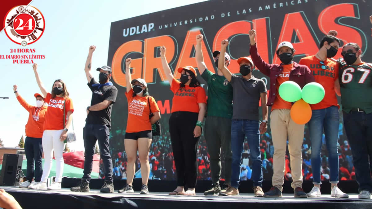 Festejan con actividades artísticas alumnos de la UDLAP recuperación del campus