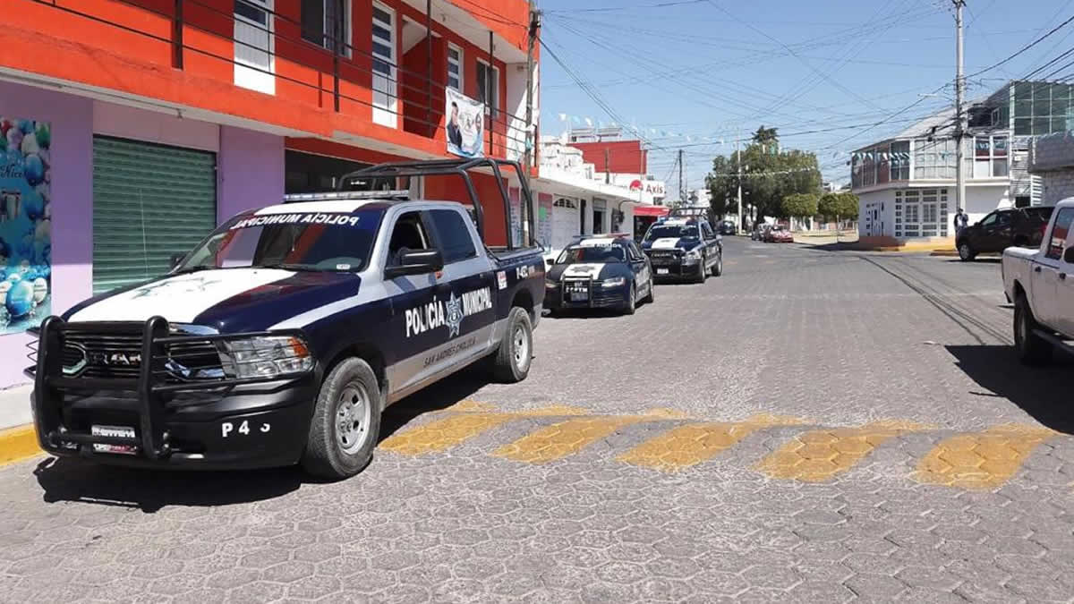 Intensifica policía municipal labores de vigilancia en colonias de San Andrés Cholula