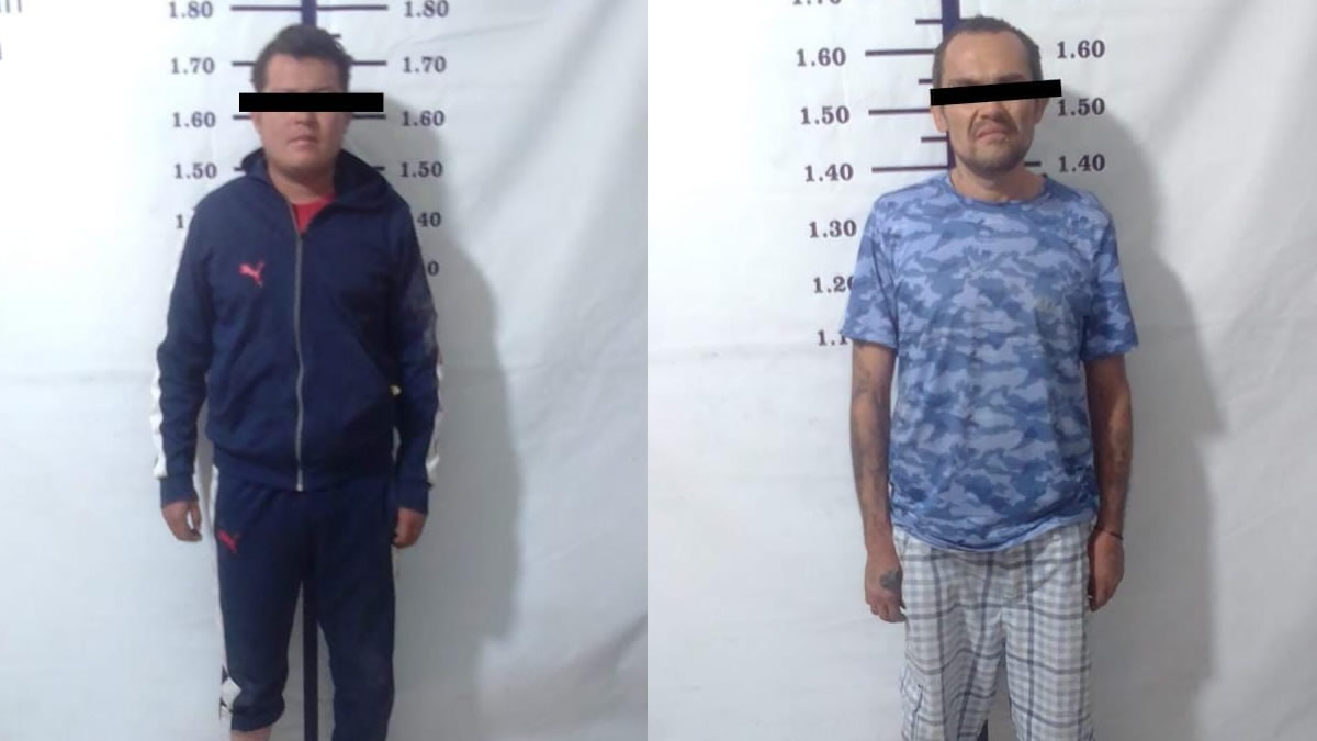 Detienen a dos por robo de vehículo y ocultación de cadáver en Texmelucan