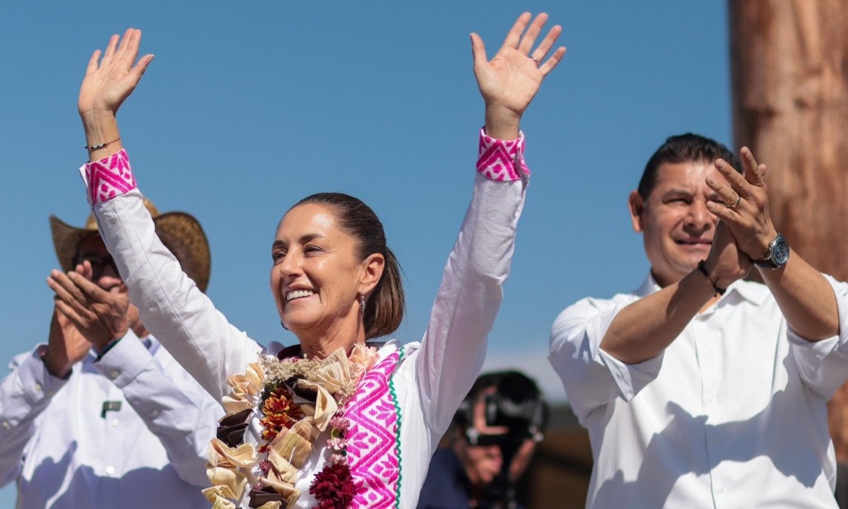 Claudia Sheinbaum y Alejandro Armenta