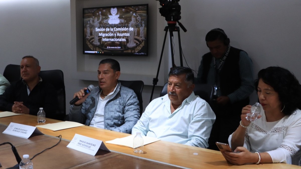 Comisión del Congreso Puebla reconoce a migrantes poblanos