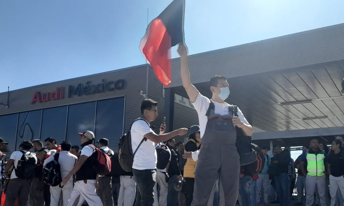 Huelga trabajadores Audi / Arturo Cravioto