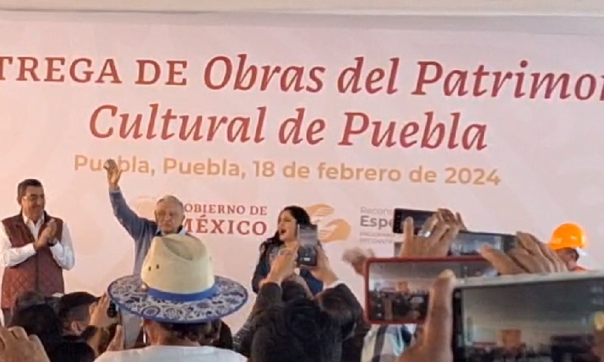 AMLO /Entrega rehabilitación patrimonio cultural