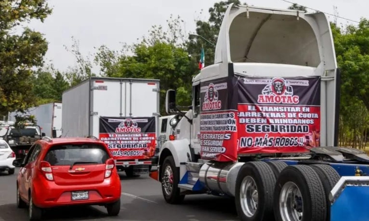 Bloqueos camioneros AMOTAC 15 02 24