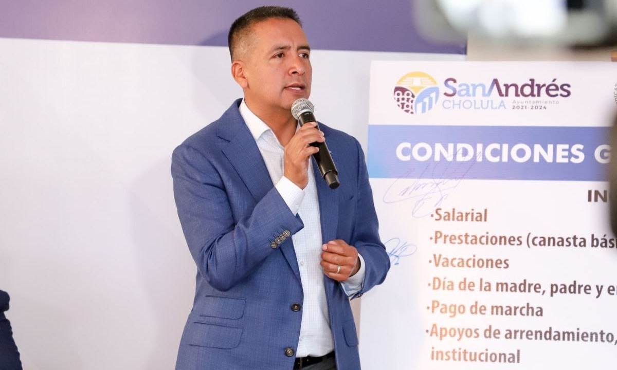 Edmundo Tlatehui /San Andrés Cholula /Aumento salario