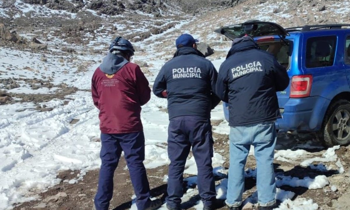 Policías municipales /Rescate Pico de Orizaba