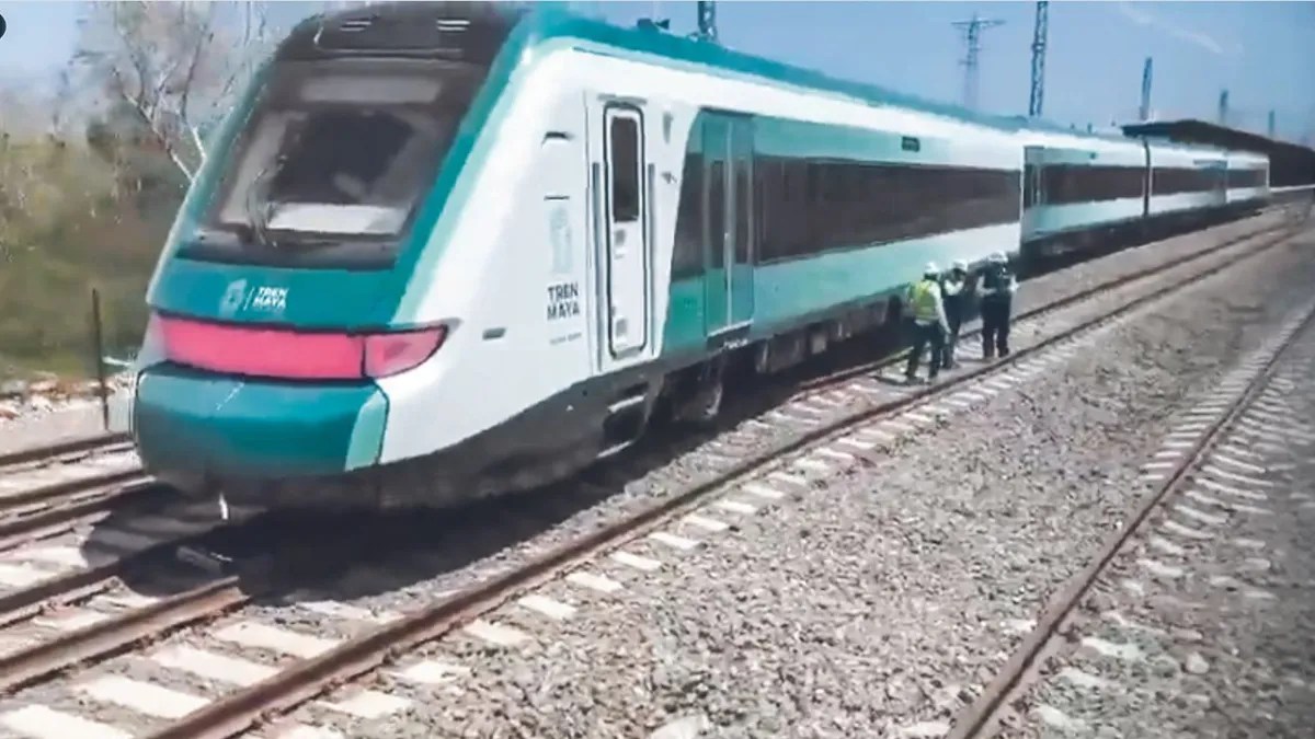 Foto: Especial | Insignia. El Tren Maya, cuyos vagones fueron construidos por la empresa francesa Alstom en su planta de Ciudad Sahagún, representa uno de los principales proyectos del presidente Andrés Manuel López Obrador.