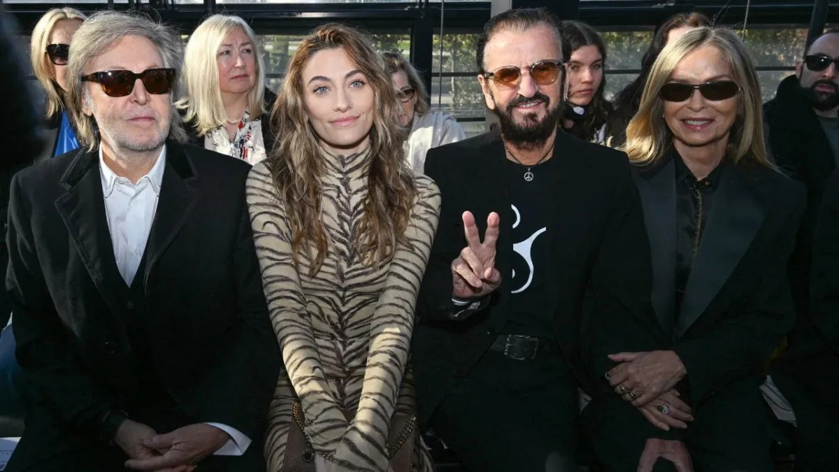 Foto: AFP | Paul McCartney, Paris Jackson, Ringo Star y la actriz Barbara Bach estuvieron presentes en el desfile de Stella McCartney