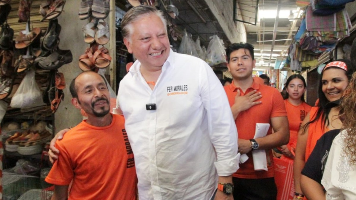 Fernando Morales /En el Mercado Zapata, Puebla