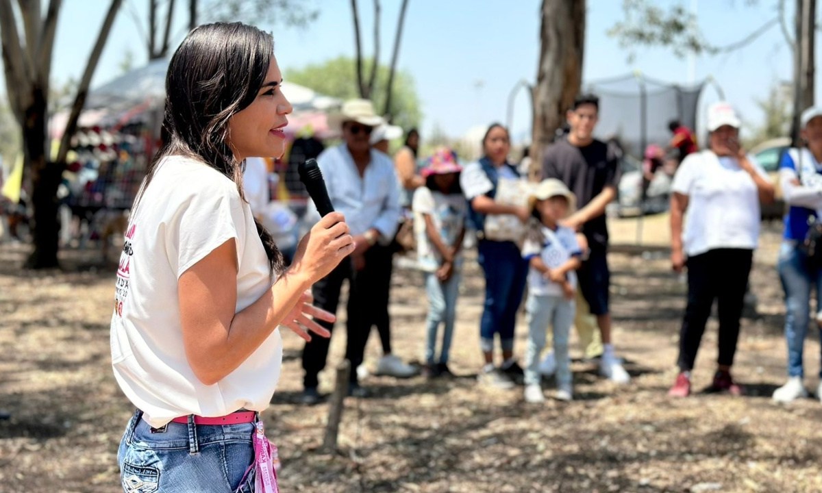 La candidata de la coalición “Mejor Puebla Para Todos” puntualizó que el deporte debe ser un derecho, no un privilegio | Foto: Especial