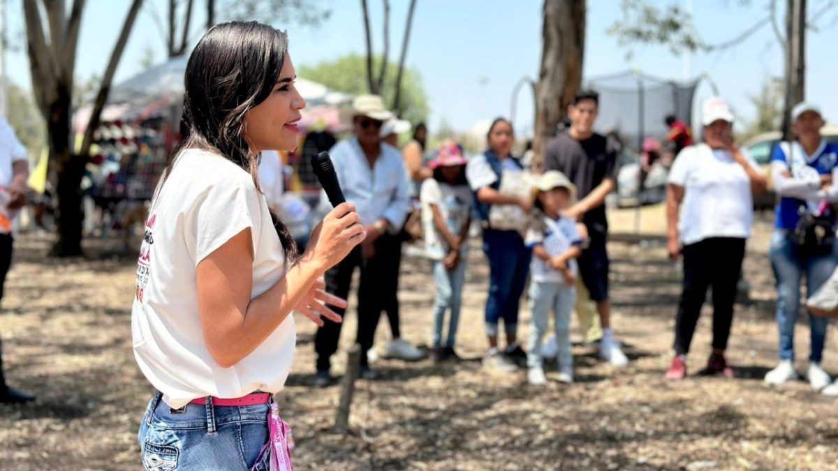 La candidata de la coalición “Mejor Puebla Para Todos” puntualizó que el deporte debe ser un derecho, no un privilegio | Foto: Especial