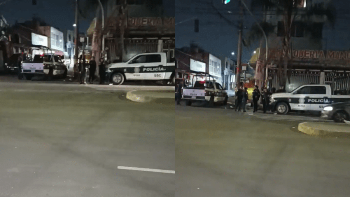 Foto: Captura @Enrique_LunaP. Primeras indagaciones indican que los probables responsables habrán sido dos masculinos que se desplazaban a bordo de una motocicleta color negro y portaban ropa oscura.