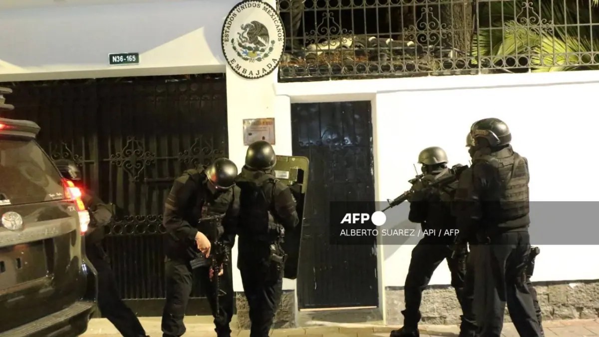 Foto: AFP | En primera instancia, la CIJ rechazó imponer las medidas cautelares solicitadas por México contra Ecuador tras ataque a embajada.