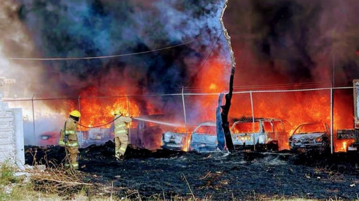 Incendio en Cuautlancingo