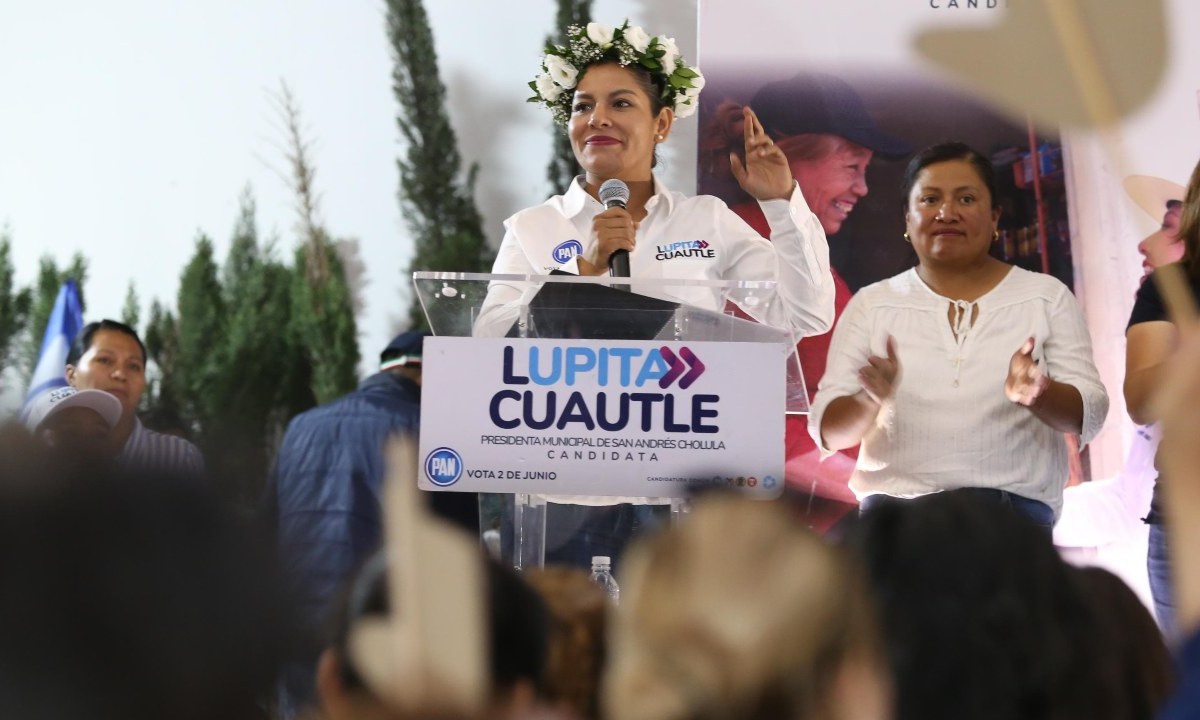 Lupita Cuautle, candidata a la alcaldía de San Andrés Cholula