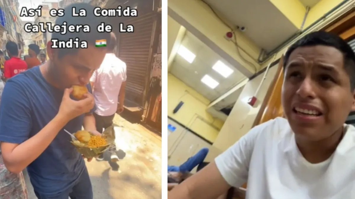 Captura: TikTok / oscarcuri123 | Reportan que Oscar Curi, habría muerto tras su viaje a la India a causa de la comida insalubre que probo