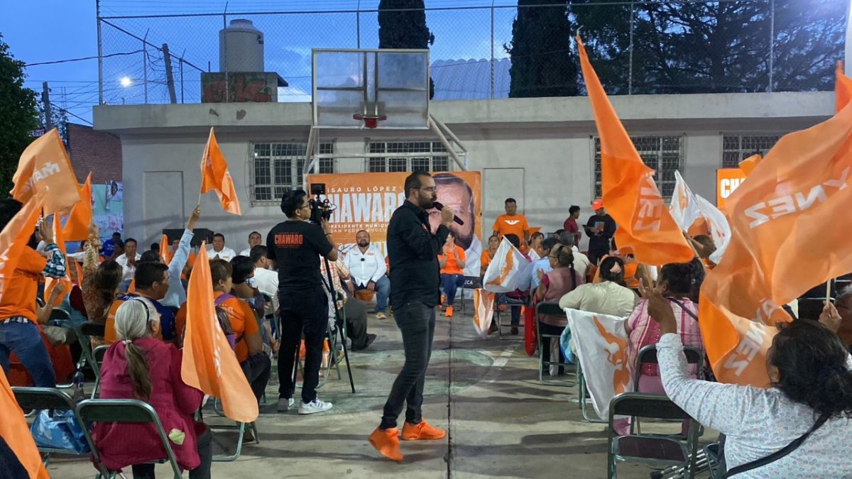 Ramón Fernández inicia pre-cierres de campaña en juntas auxiliares Cholultecas