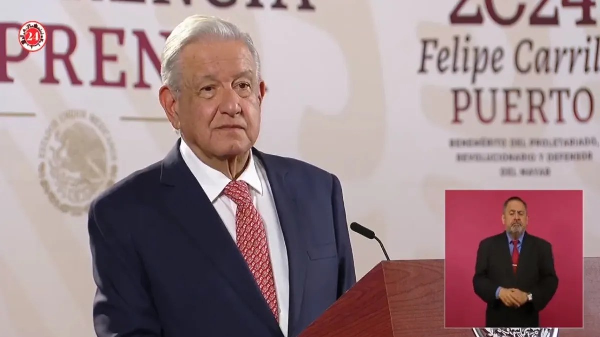 Foto: captura de pantalla/ Andrés Manuel López Obrador durante la conferencia matutina del 20 de mayo