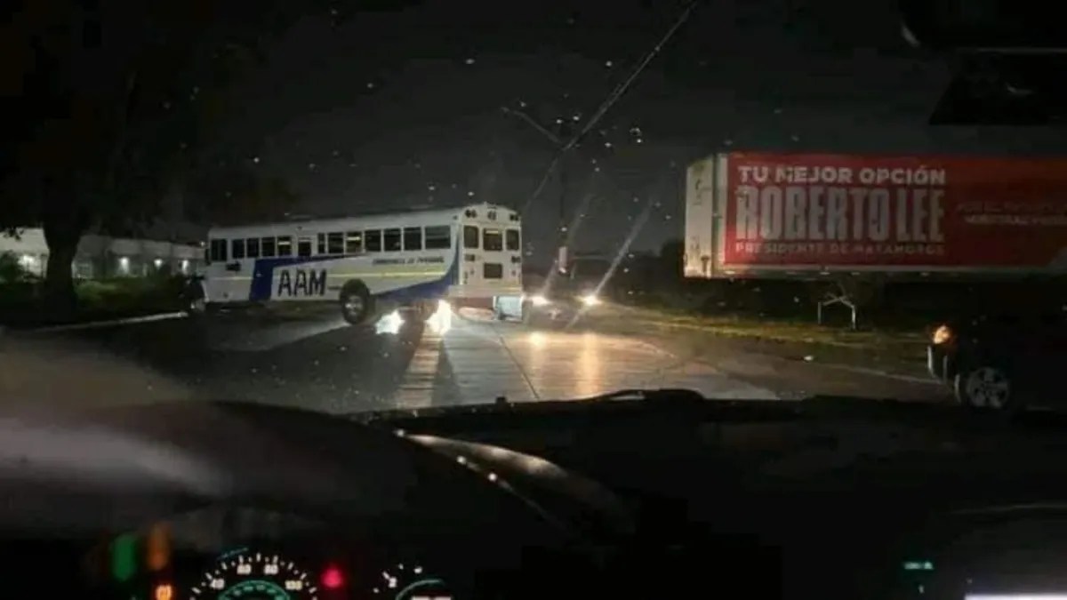 Foto: CMR Noticias Bloqueos en Tamaulipas, dejando a niños sin cláses