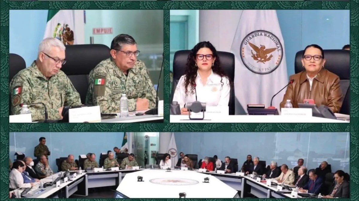 Foto: X @SSPCMexico | Gabinete de seguridad inicia mesa de monitoreo para elecciones