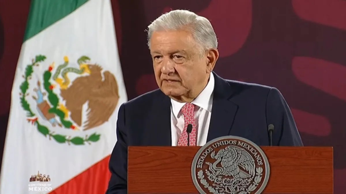 Foto: Captura de pantalla/ AMLO en la mañanera del 24 de junio